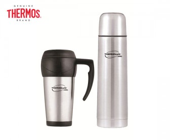 Thermos 膳魔师 不锈钢保温杯旅行套装 2件套(500ml+450ml) Thermos 膳魔师 不锈钢保温杯旅行套装 2件套(500ml+450ml)